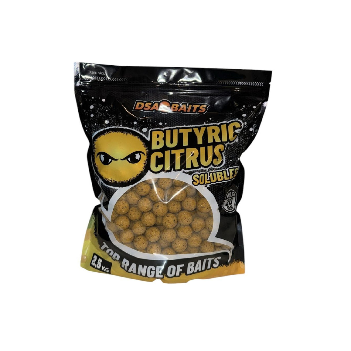 Boilies Solubles DSA Baits Top Range Butyric Citrus 20 mm 2,5 Kg