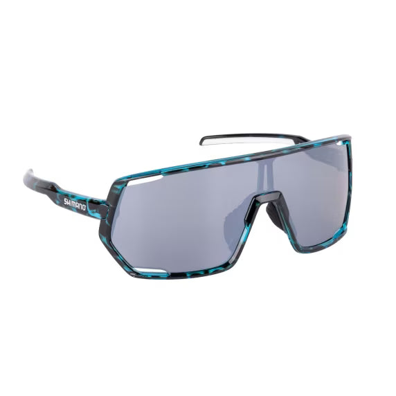 Sonnenbrillen polarisiert Shimano Lesath Carey Blau und Silber