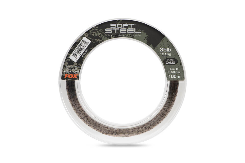 Puente de línea Fox Soft Steel Camo 80-100 m - Tienda Carpfishing