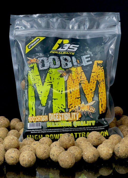 Boilies Peralbaits Doble M 24 mm - Tienda Carpfishing