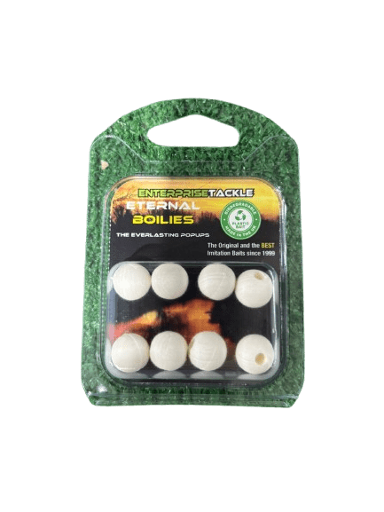 Boilies Pop Ups Enterprise blanco 12 mm - Tienda Carpfishing