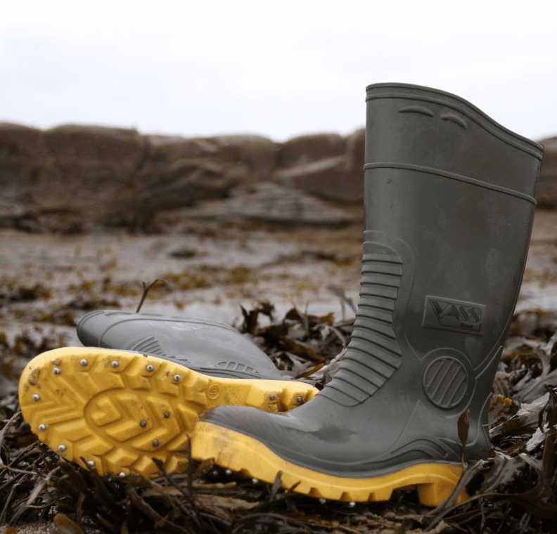 Botas de agua Vass E Caqui Amarillo - Tienda Carpfishing