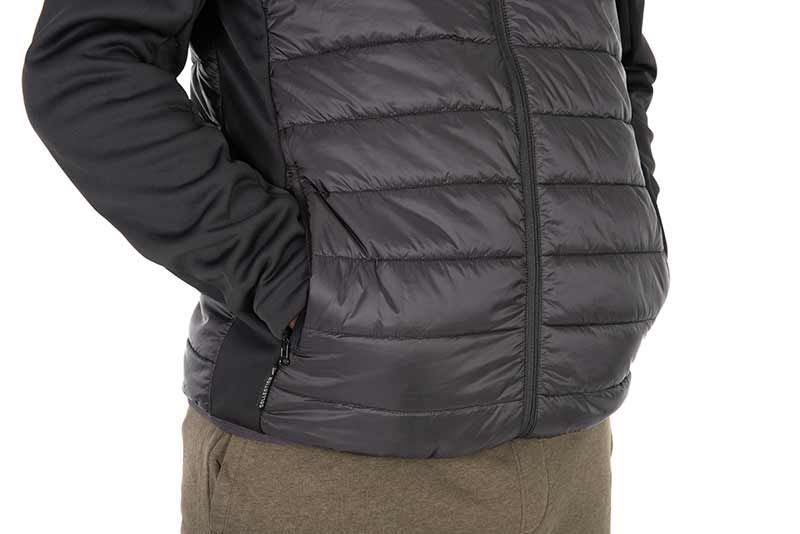 Chaqueta Fox Collection Hybrid Negro/Naranja - Tienda Carpfishing