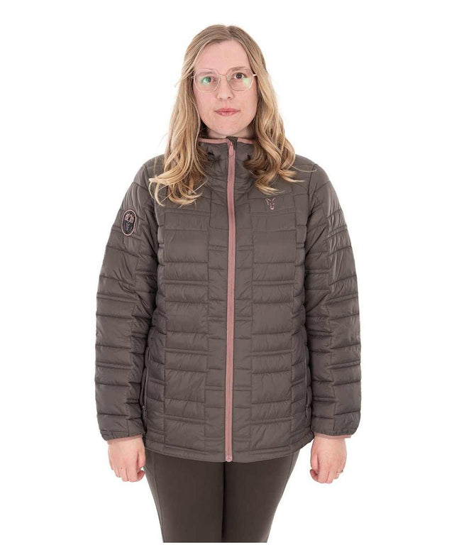 Chaqueta Fox Explorer acolchada para mujer - Tienda Carpfishing