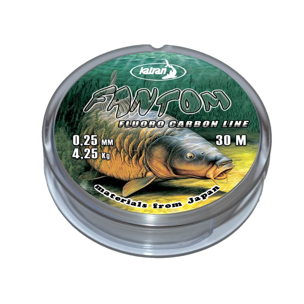 Flurocarbono Katran Fantom 0,25 mm 30 m - Tienda Carpfishing