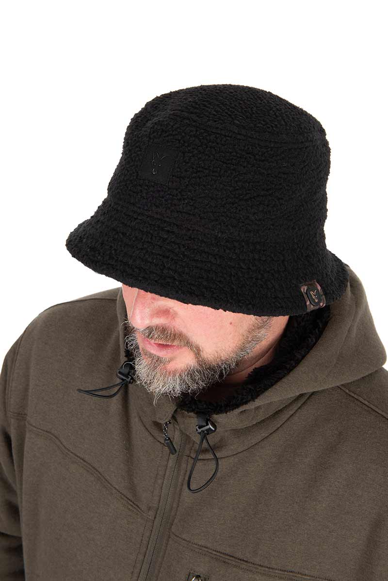 Gorro Fox Sherpa Negro - Tienda Carpfishing