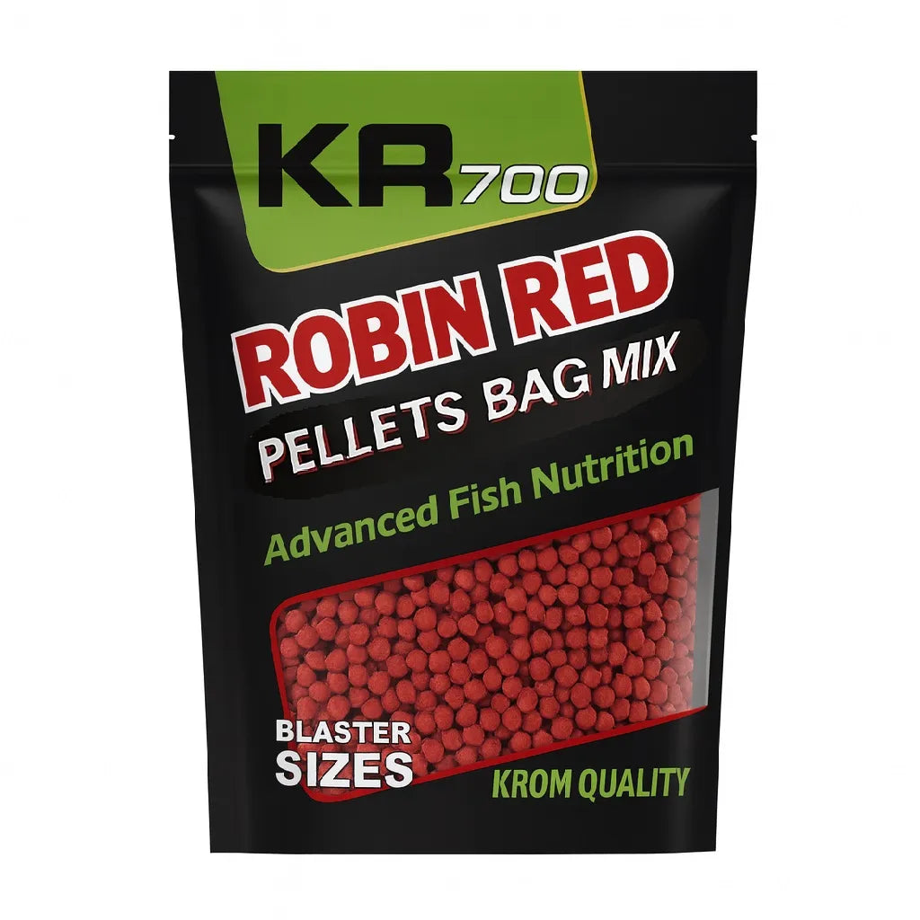 mischen Pellets Krom Quality KR700 Robin Red 4,5–6 mm, 800 g