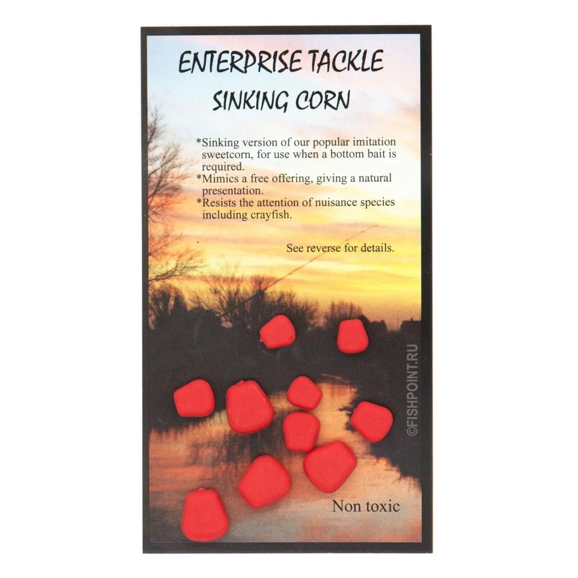 Maiz fondante Enterprise Sinking Sweetcorn Rojo - Tienda Carpfishing