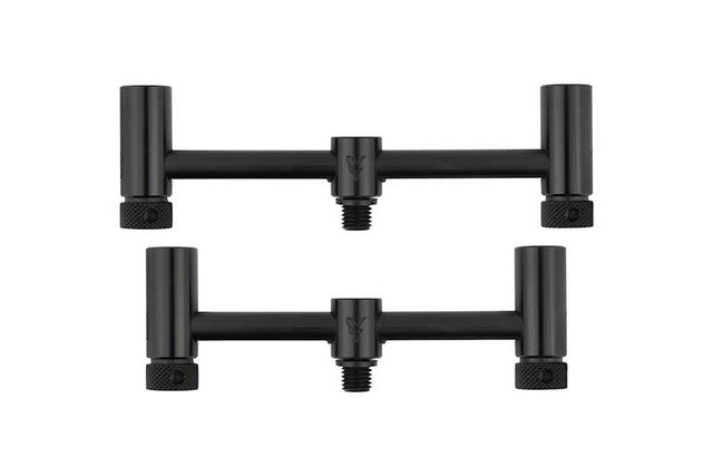 Pack 2 Buzz bars Fox Black Label 2 cañas ajustables 11 - 12,5 cm - Tienda Carpfishing