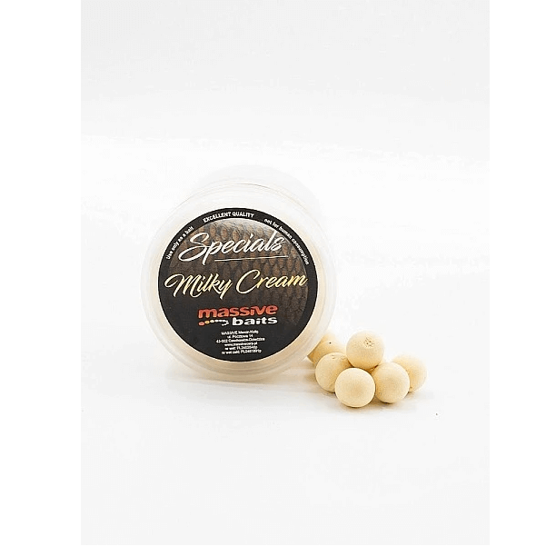 Pop ups Massive Baits Special Milky Cream 14 mm - Tienda Carpfishing