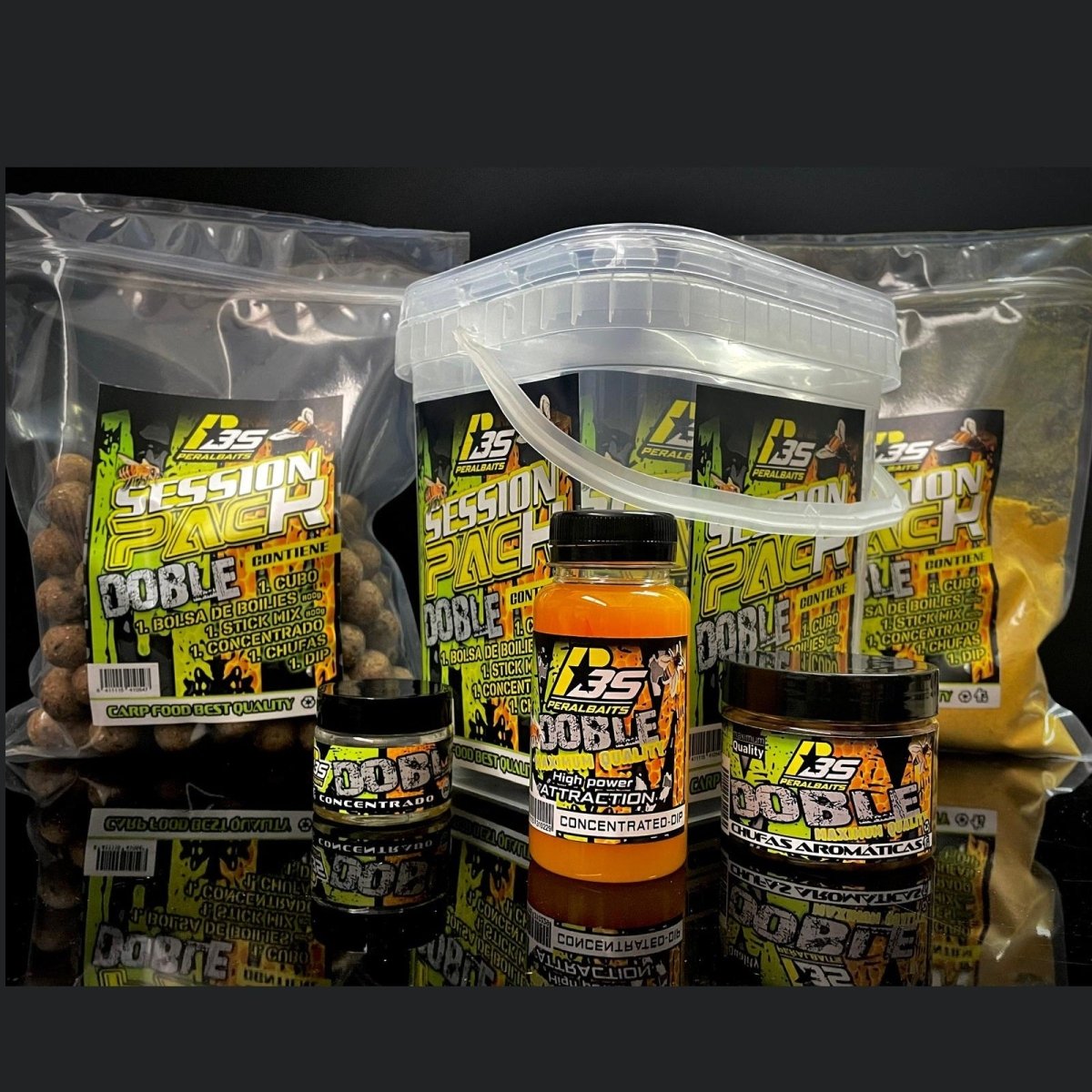 Session Pack Peralbaits Doble M - Tienda Carpfishing