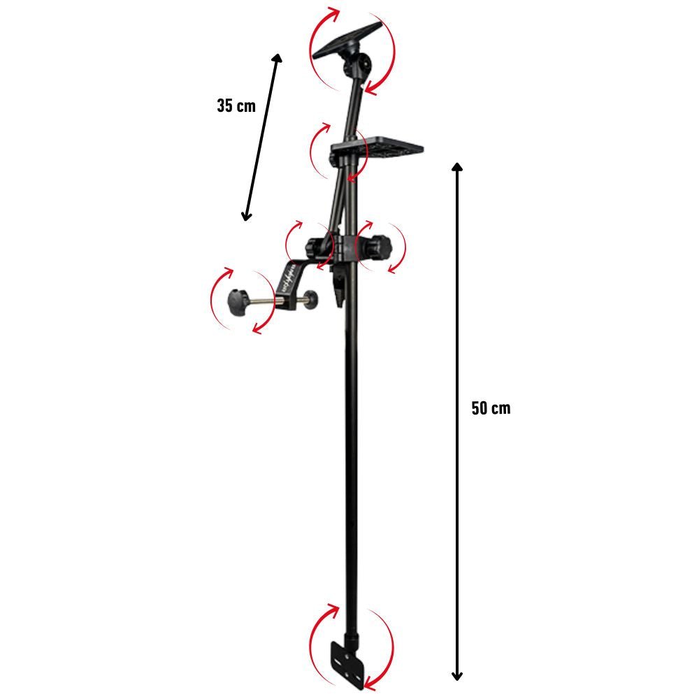 Soporte doble Sonda Raptor para barca - Tienda Carpfishing