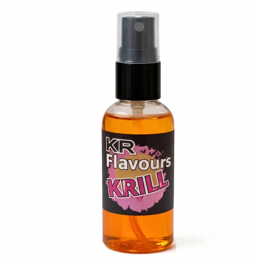 Spray Krom Quality KR100 Flavours Krill & Garlic 60 ml - Tienda Carpfishing