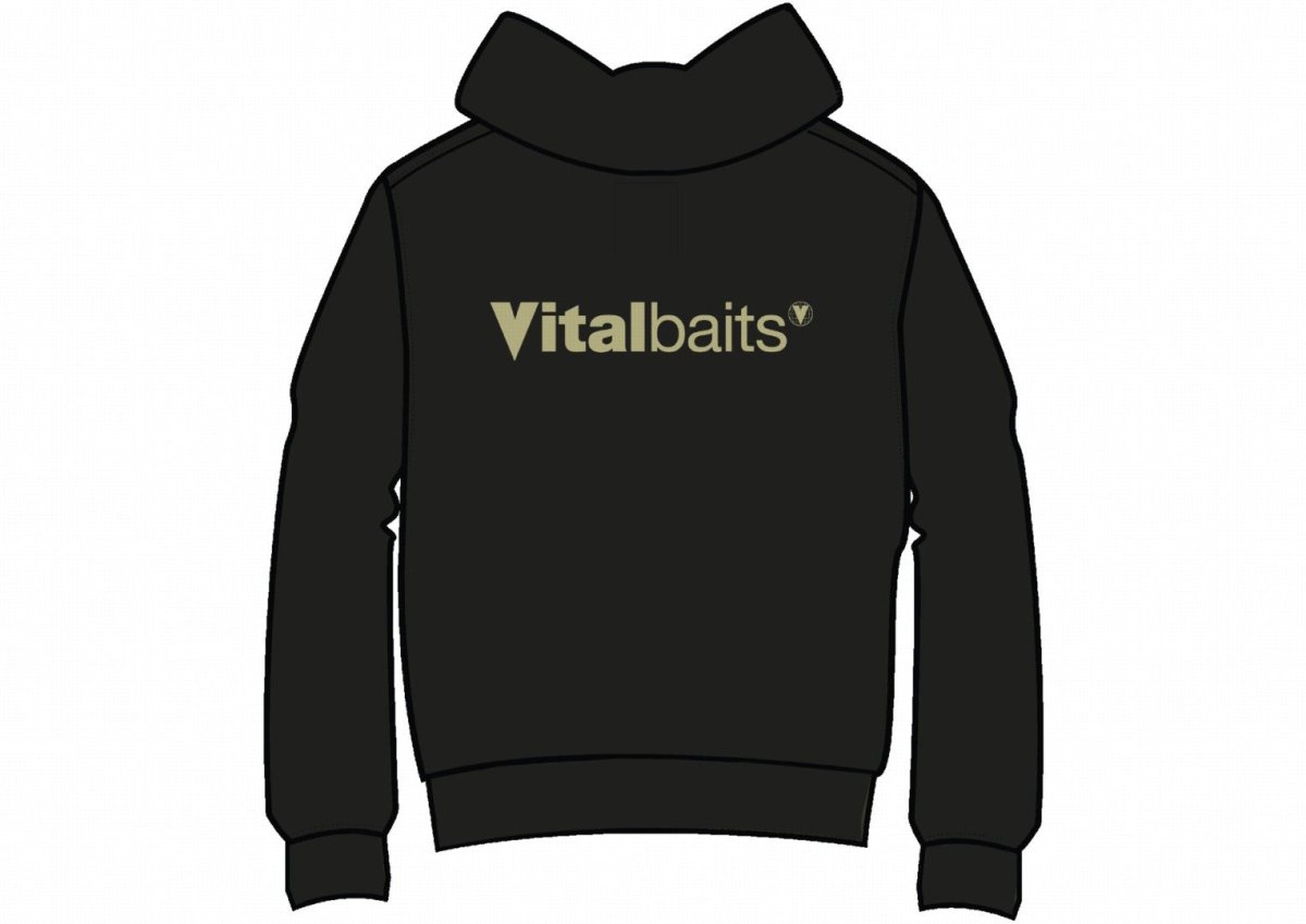 Sudadera Vitalbaits Verde con capucha - Tienda Carpfishing
