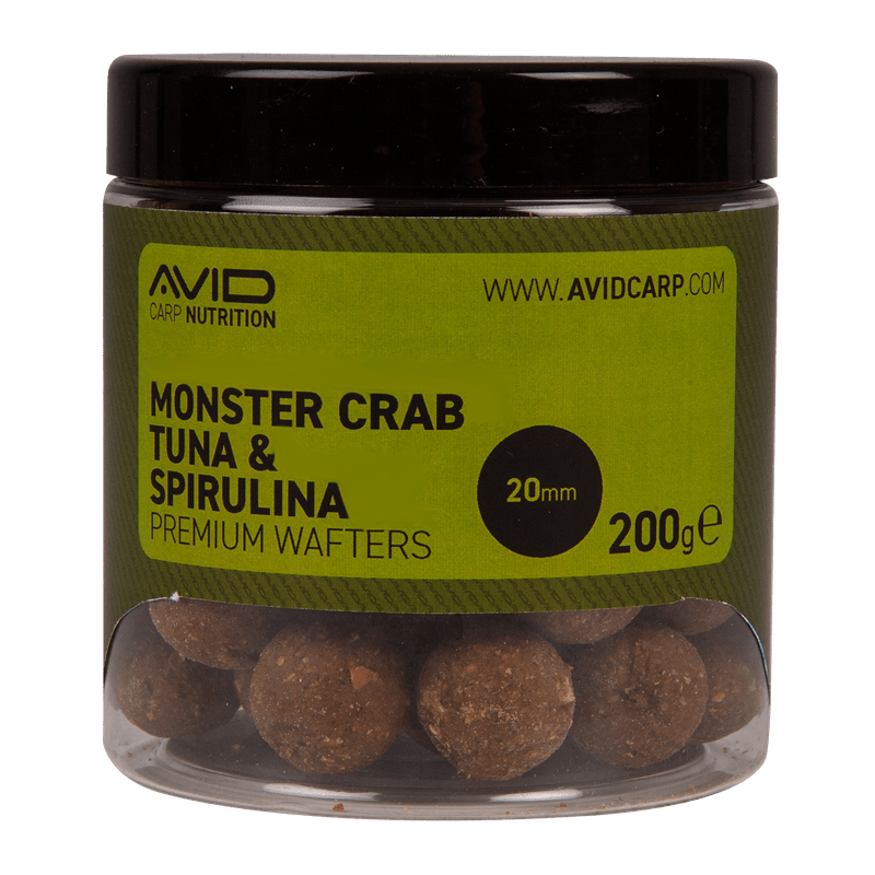 Wafters Avid Carp Premium Monster Crab Tuna & Spirulina 20 mm - Tienda Carpfishing
