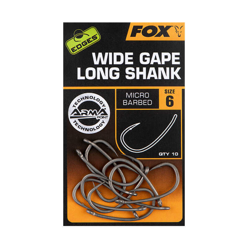Anzuelos Fox Super Wide Gape Long Shank