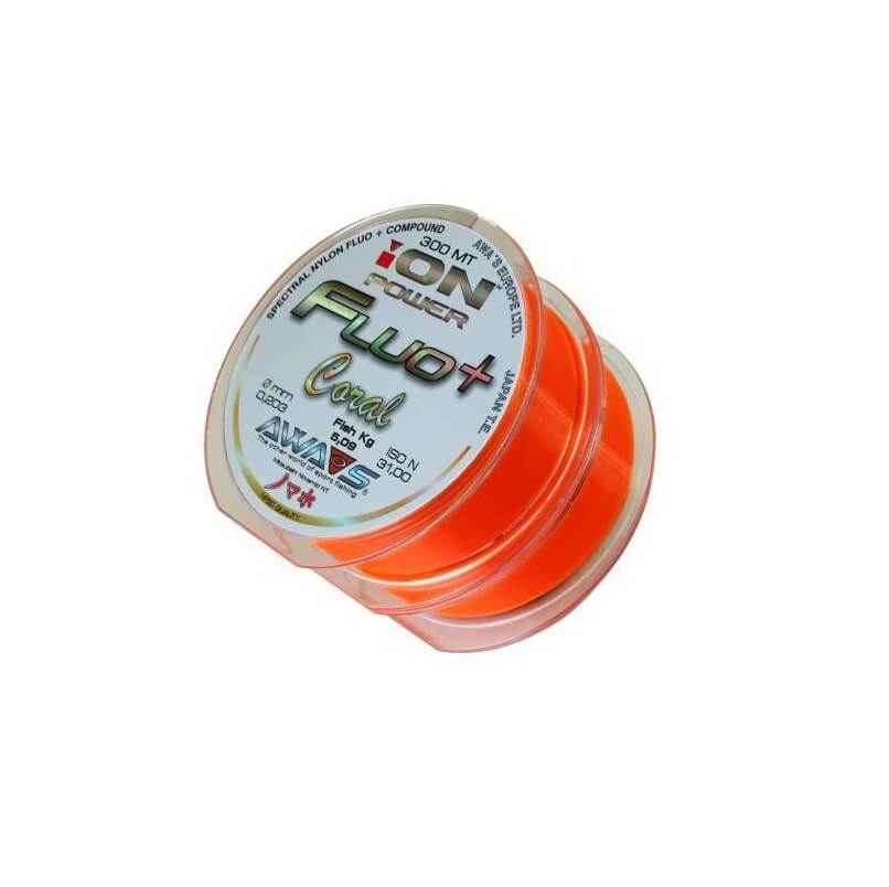 Hilo Awa shima Power Fluoro Naranja 600 m