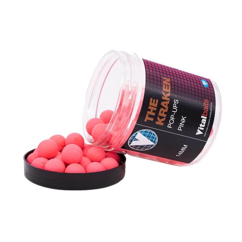 Pop ups VitalBaits The Kraken Pink 18 mm