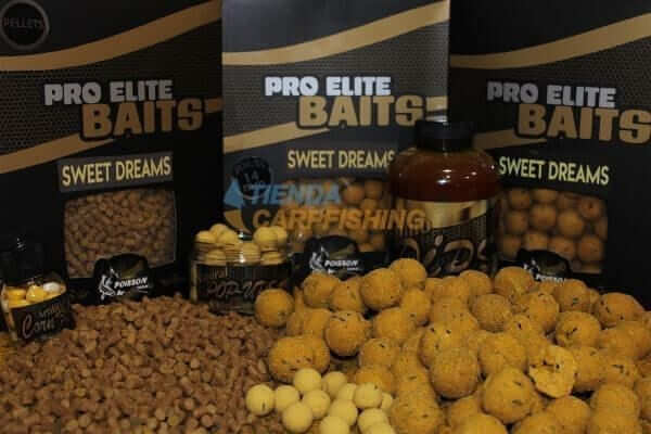 Boilies Pro Elite Baits Gold Sweet Dreams 24 mm - Tienda Carpfishing