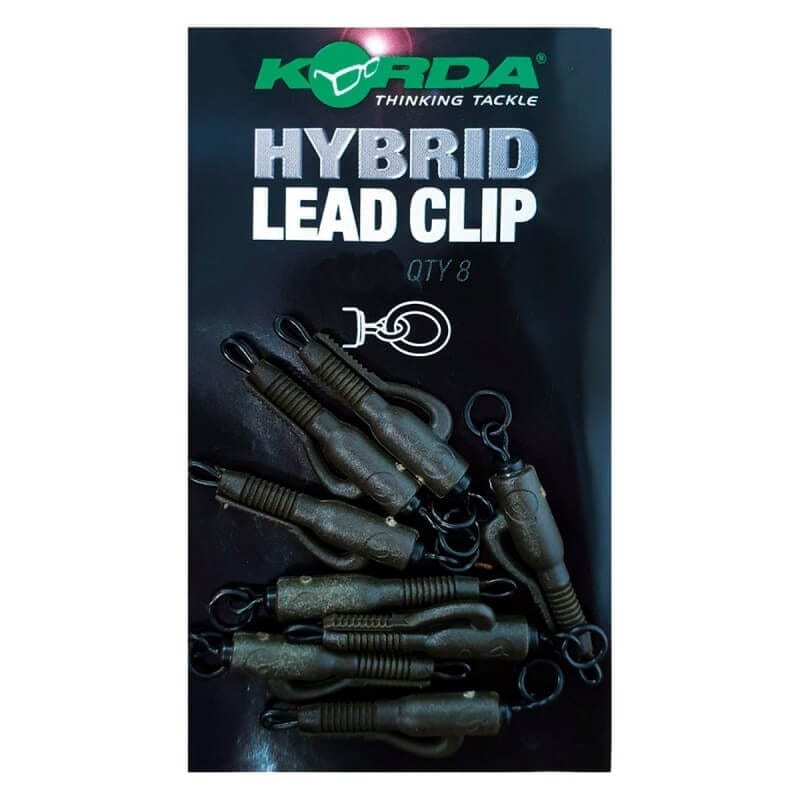 Hybrid Lead Clip verde Korda - Tienda Carpfishing