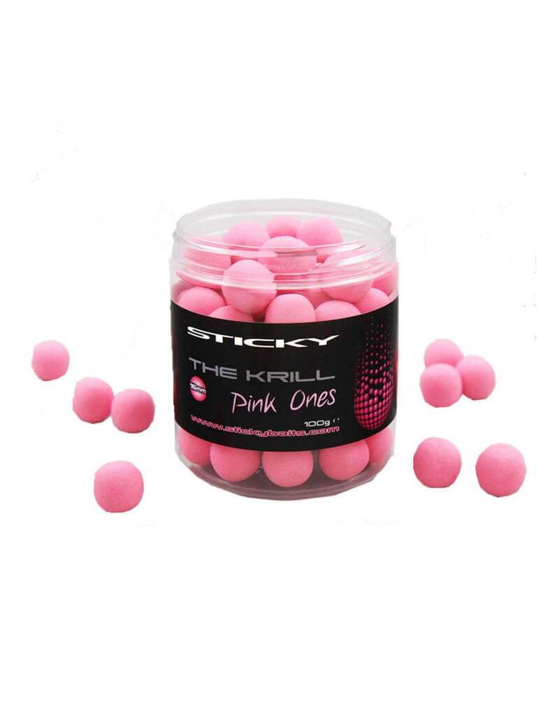 Pop Ups Sticky Krill rosas 14 mm - Tienda Carpfishing