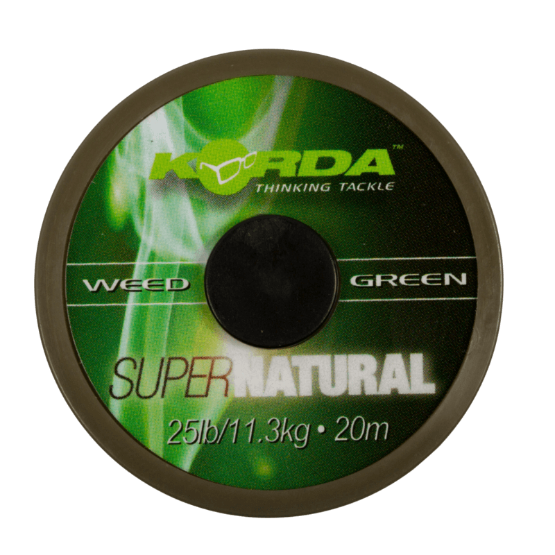 Trenzado Korda Super Natural verde 18 lb / 20 m - Tienda Carpfishing