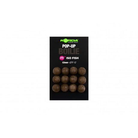 Boilies Pop Ups Korda ISO Fish 12mm