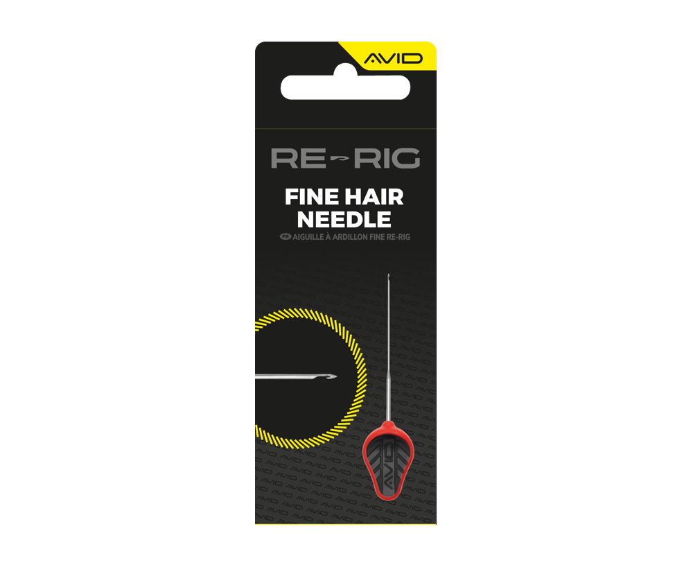 Nadel Avid Carp Feines Haar Re-Rig Rot