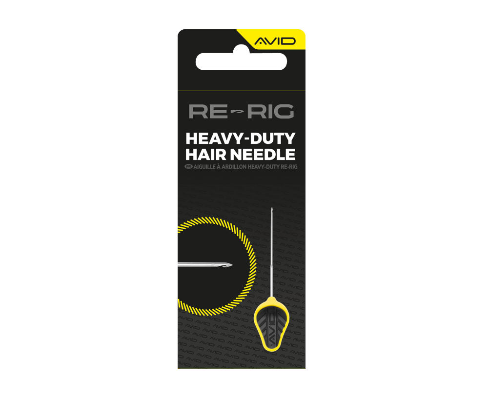 Nadel Avid Carp Heavy-Duty-Haar-Rigg Gelb