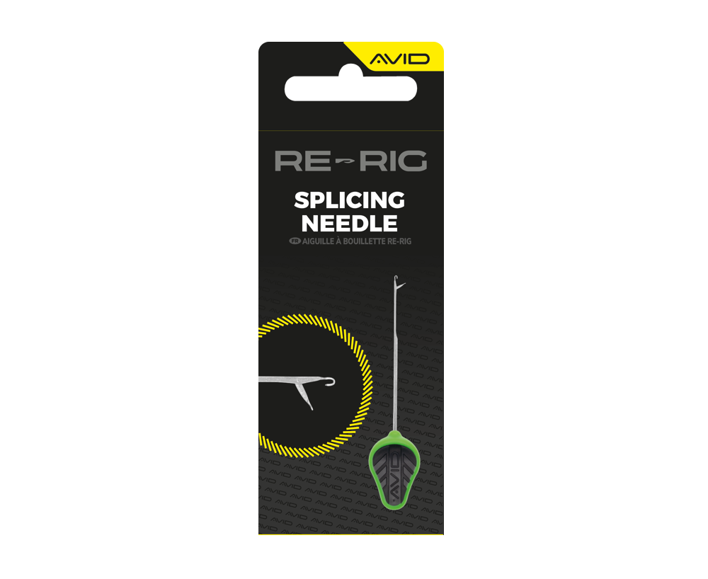 Nadel Avid Carp Spleißen Re-Rig Grün