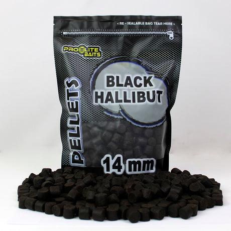 Pellets Pro Elite Baits BLACK HALLIBUT PELLETS