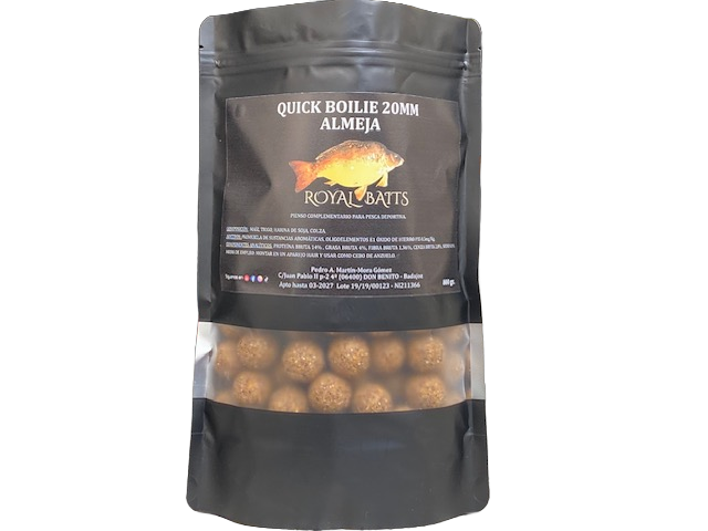 Boilies Royal Baits Muschel 20mm 800g