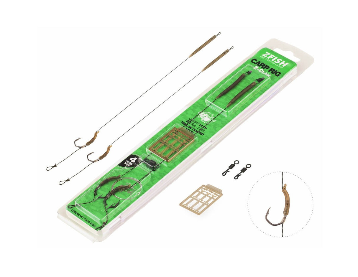 Häkchen montiert Zfish Z-Claw