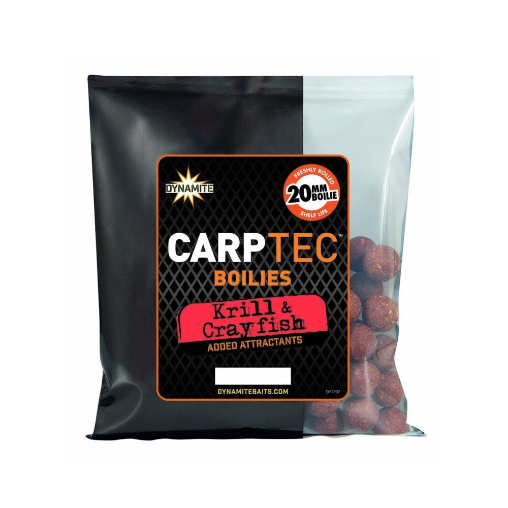 Boilies Dynamite Baits Karpfen-Tec Krill Crayfish 20 mm 300g