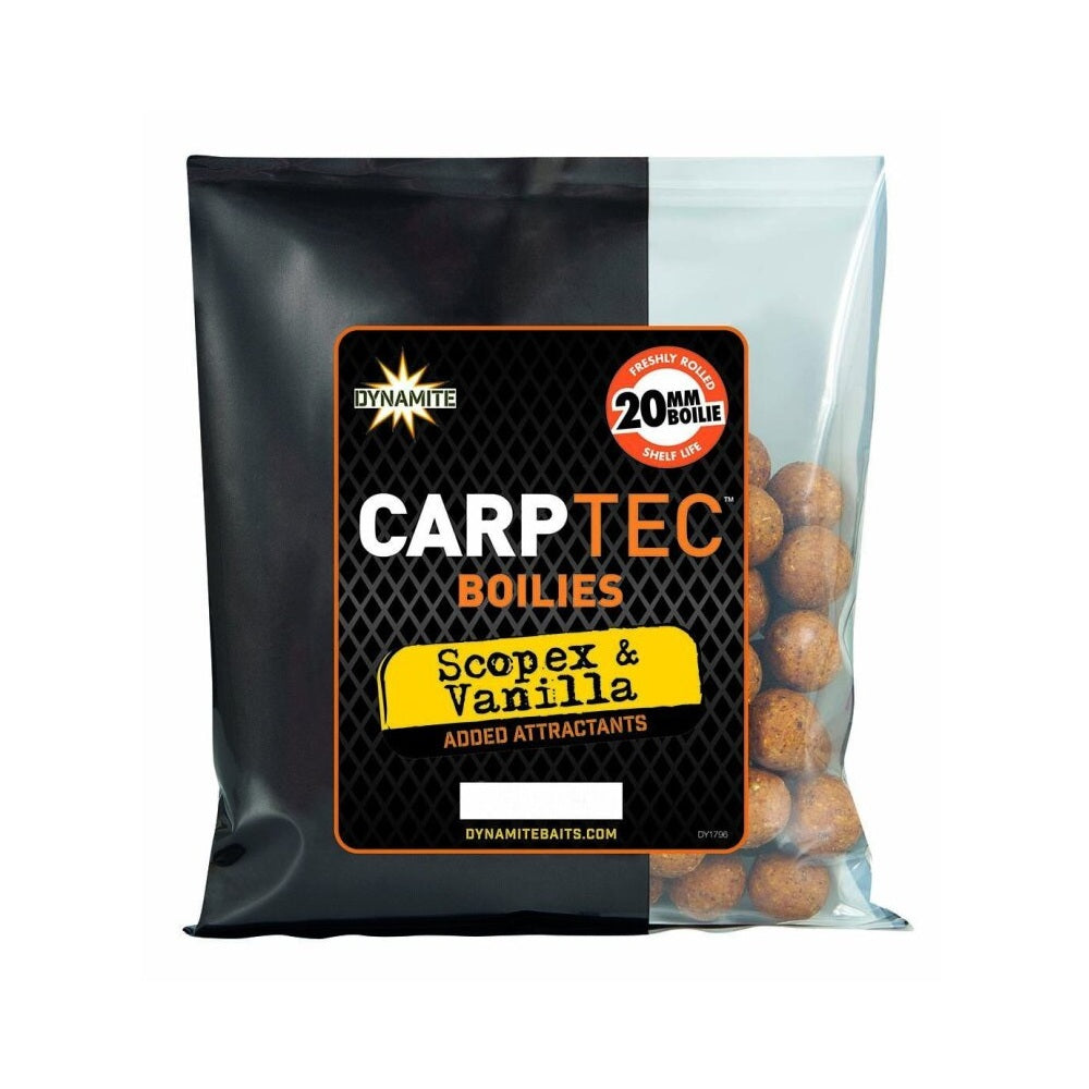 Boilies Dynamite Baits Carp-Tec Scopex Vanille 20 mm 300g