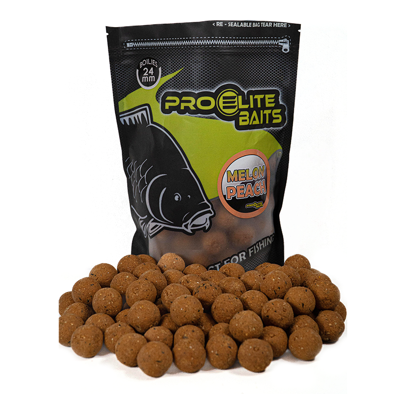 Boilies Pro Elite Baits Melone & Peach 24 mm