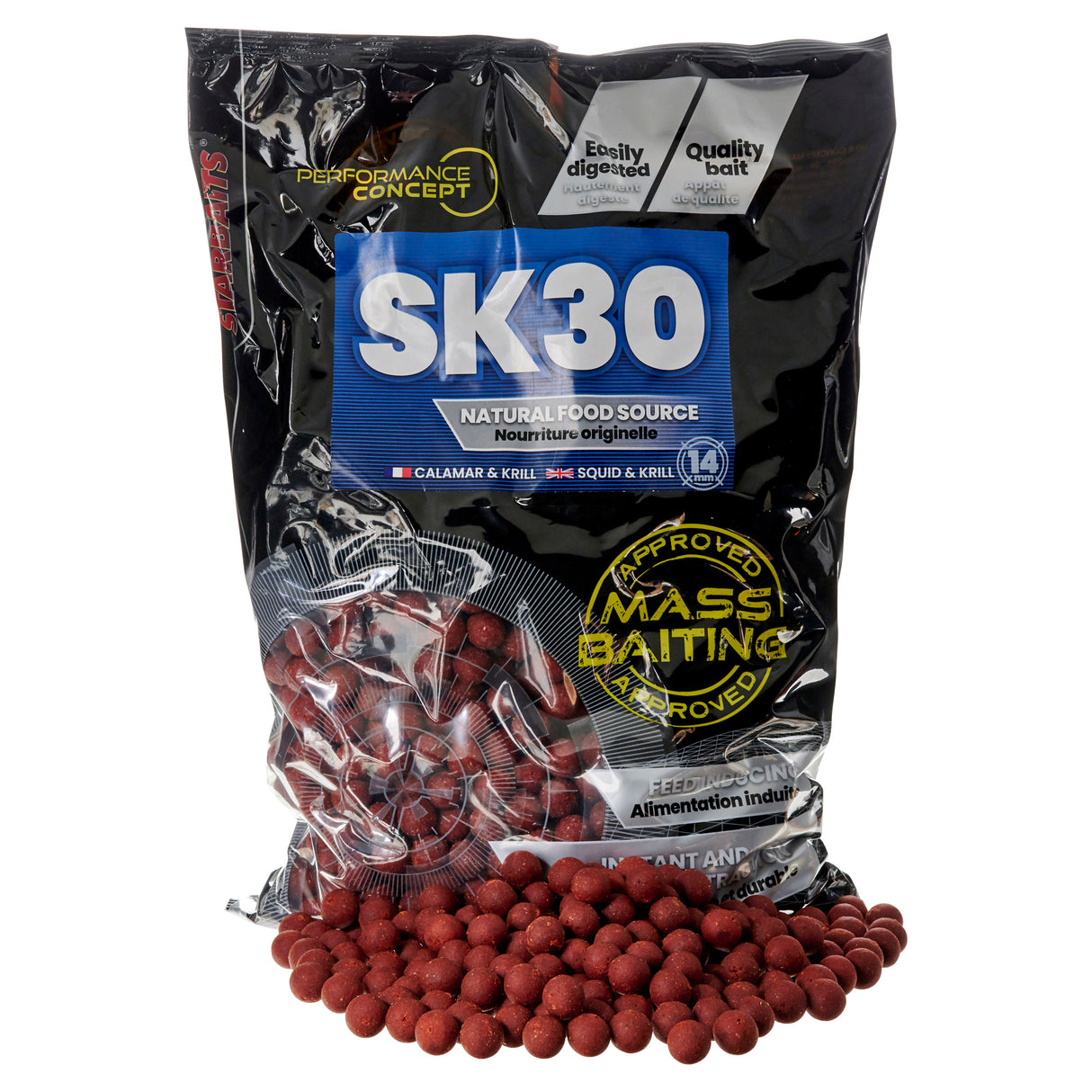 Boilies Starbaits Massenköder SK30 - 14 mm 3 kg