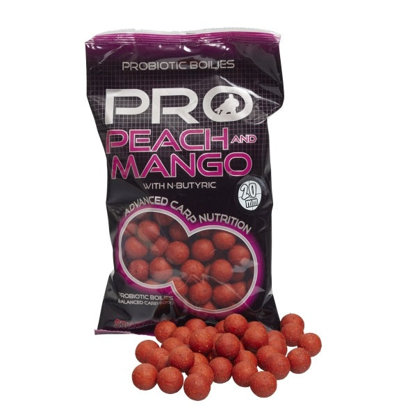 Boilies Starbaits Probiotic Peach Handgriff 24 mm