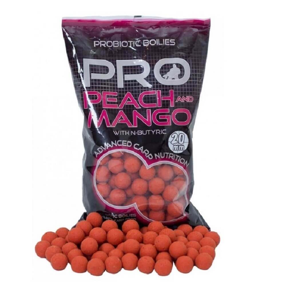 Boilies Starbaits Probiotic Peach Handgriff 24 mm