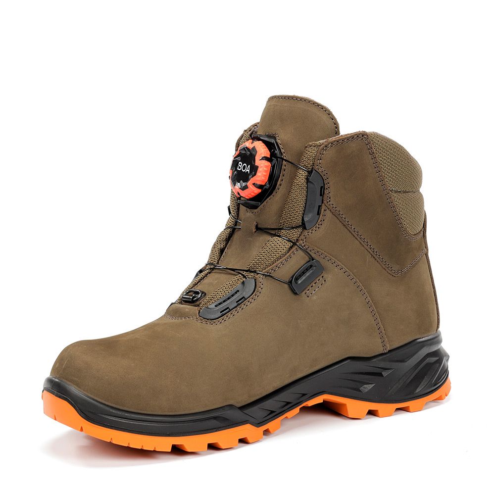 Stiefel Chiruca Cares Boa Hi Vis 08 Gore-Tex Grün und Orange