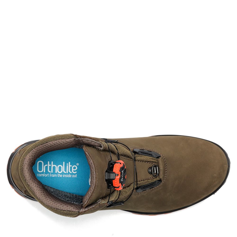 Stiefel Chiruca Cares Boa Hi Vis 08 Gore-Tex Grün und Orange