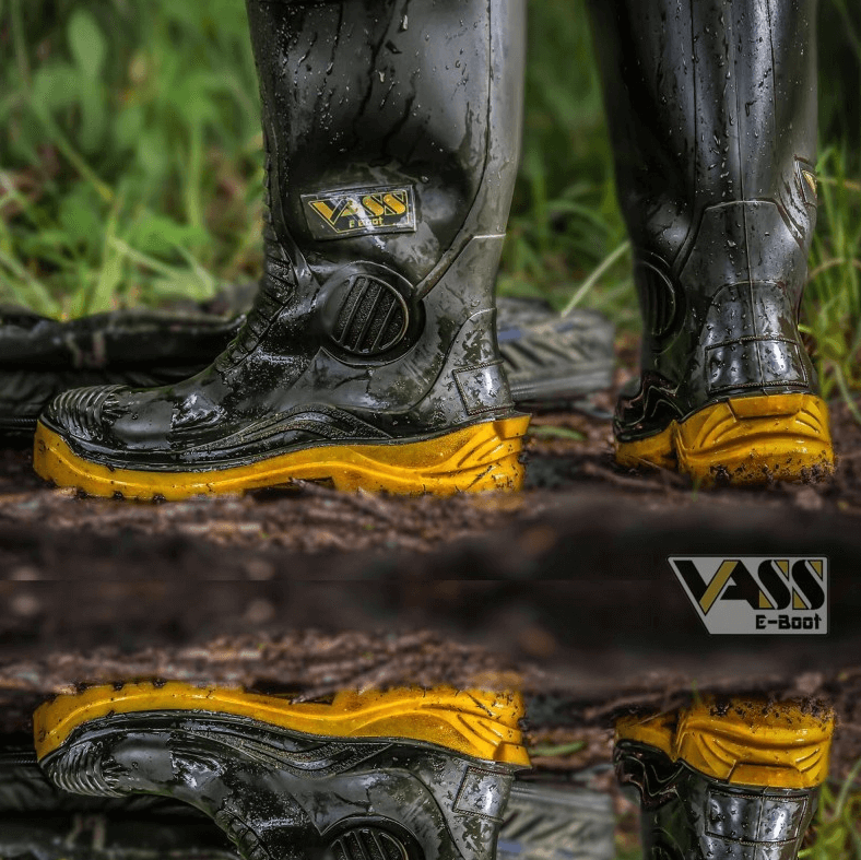 Gumboots Vass E Gelb Chaki