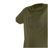 T-shirt Avid Carp Ikone Khaki