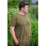 T-shirt Avid Carp Ikone Khaki