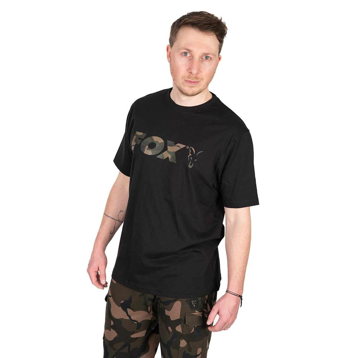 T-shirt Fox Logo T Schwarz/Camo