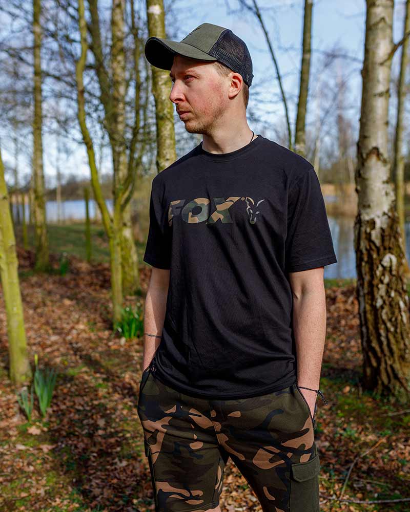 T-shirt Fox Logo T Schwarz/Camo