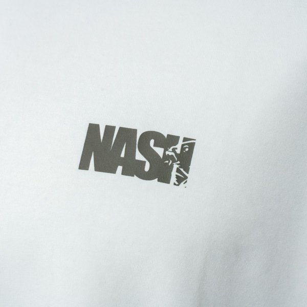 T-shirt Nash Make It Happen Carp Logo Weiß