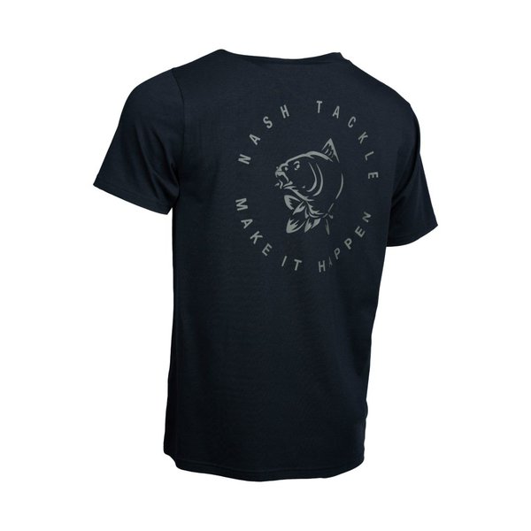 T-shirt Nash Make It Happen Carp Logo Schwarz