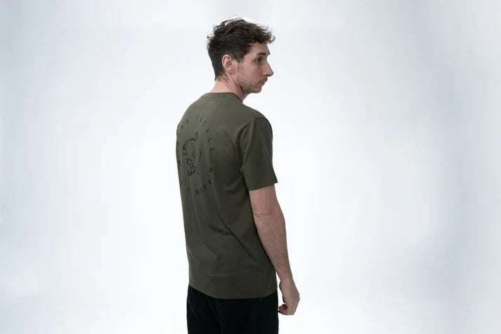 T-shirt Nash Make It Happen Carp Logo T Grün