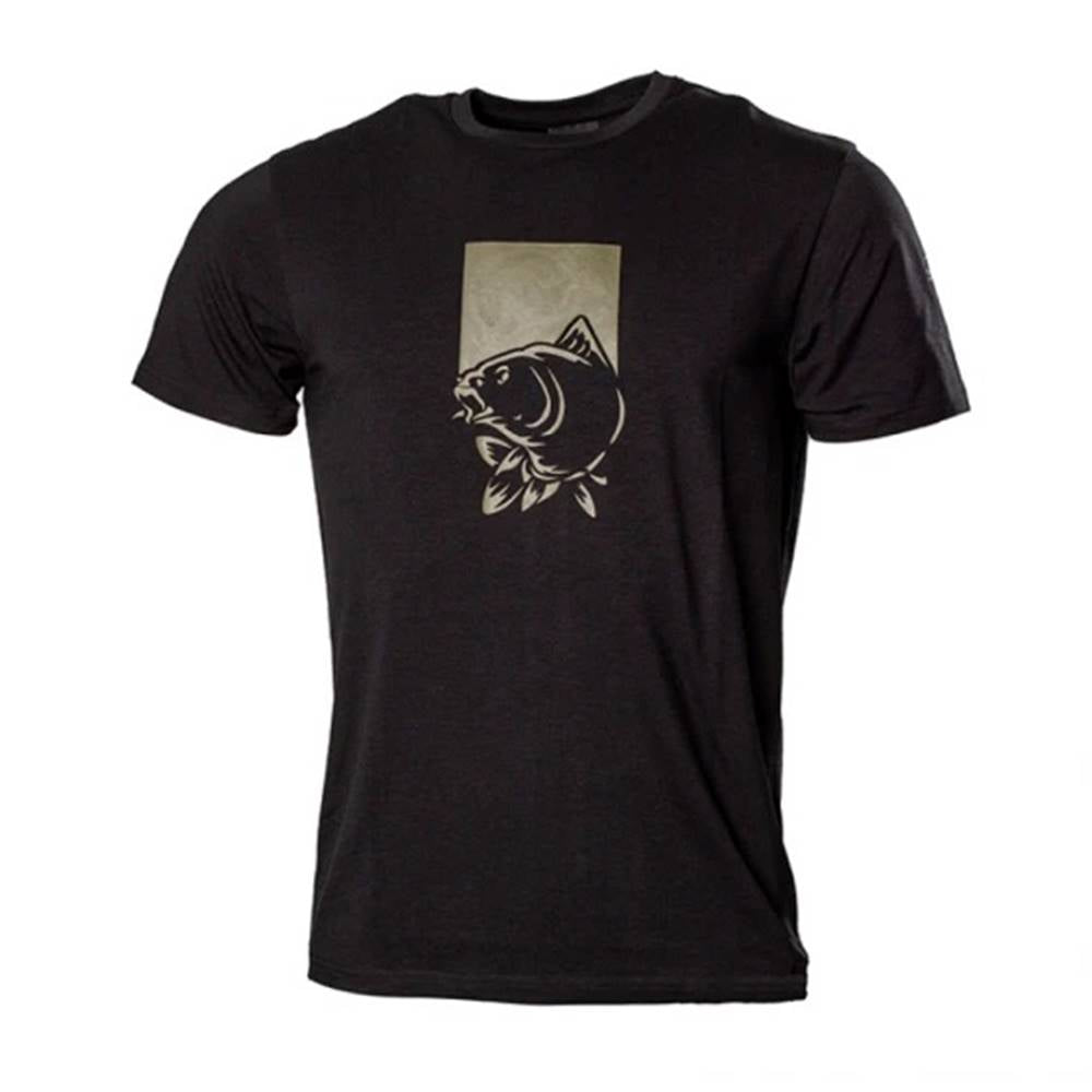 T-shirt Nash Make It Happen Fisch Logo Schwarz S